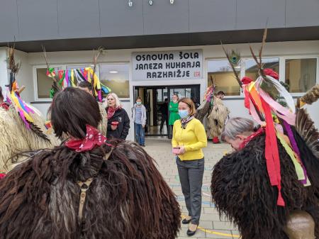 Občino Razkrižje obiskali kurenti 9